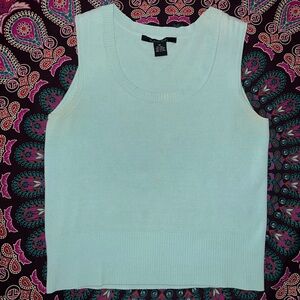 Vintage Silk-Blend Sweater Tanktop